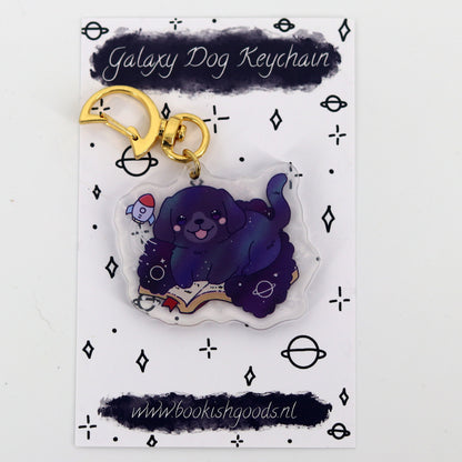 Keychain Galaxy Dog