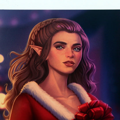 print van feyre in kerstsfeer