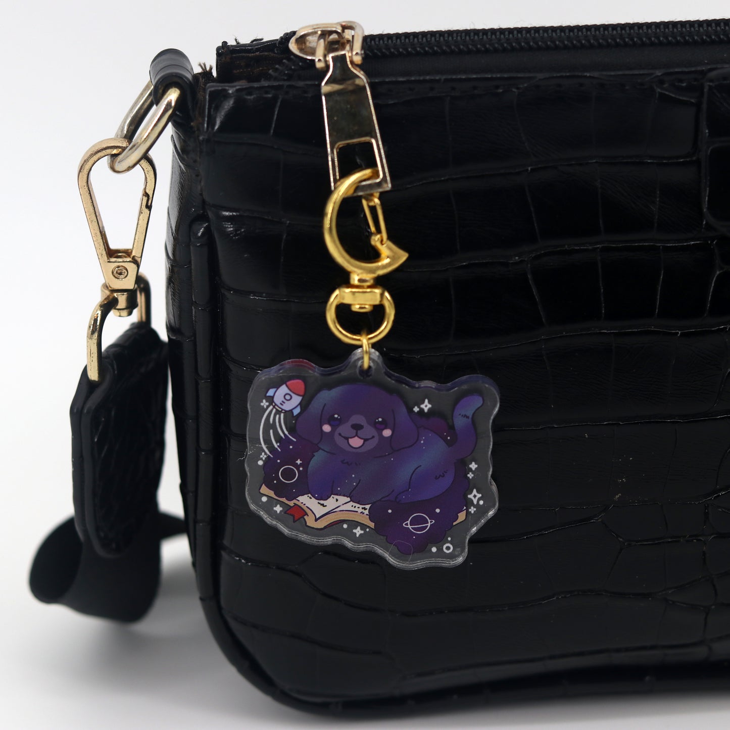 Keychain Galaxy Dog